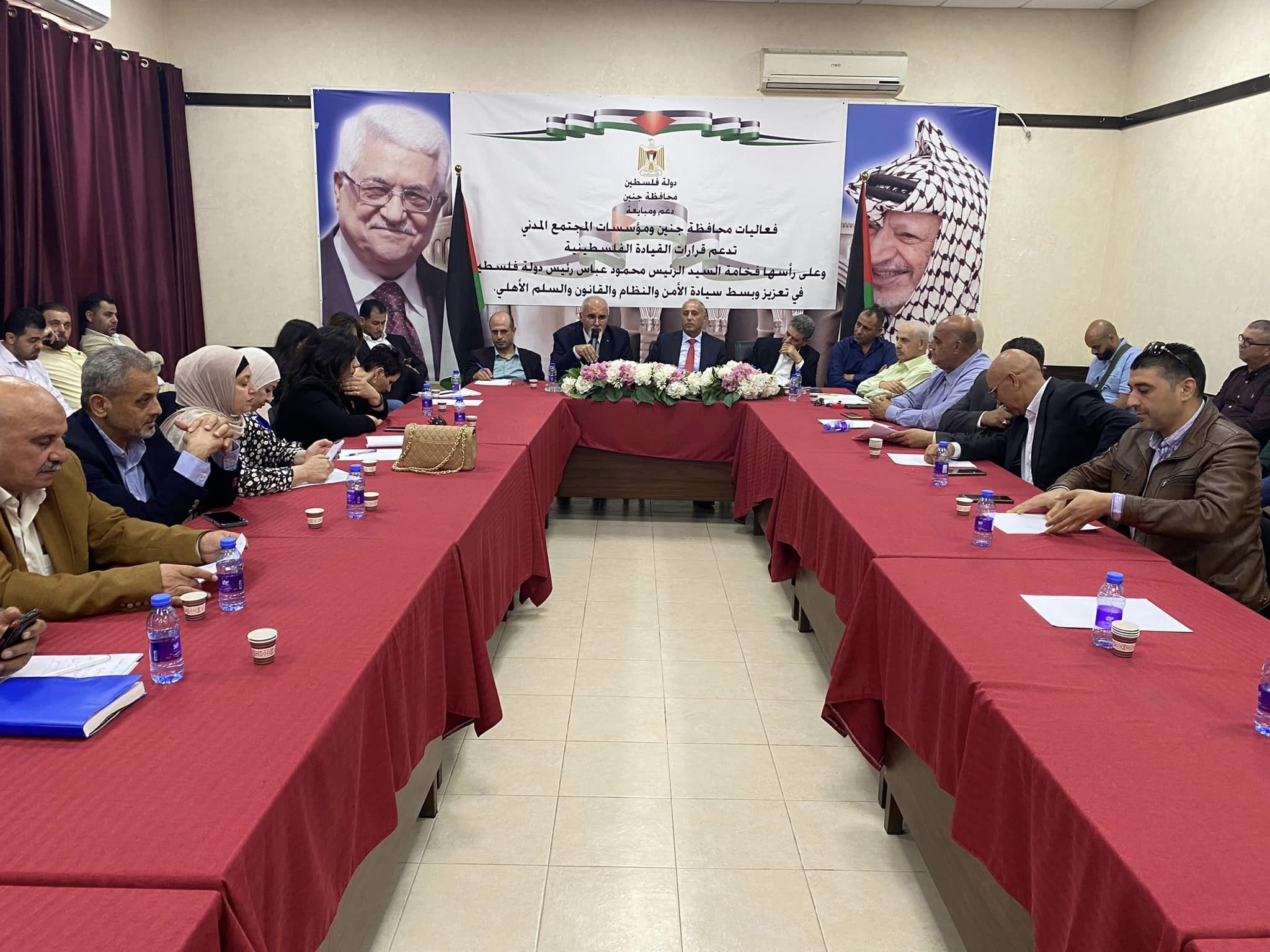 جانب من اللقاء. (تصوير ثائر أبو بكر/وفا)